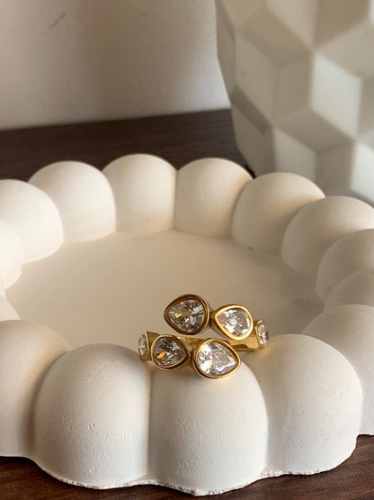 Meso Ring - Waterproof, 18k Gold Plated