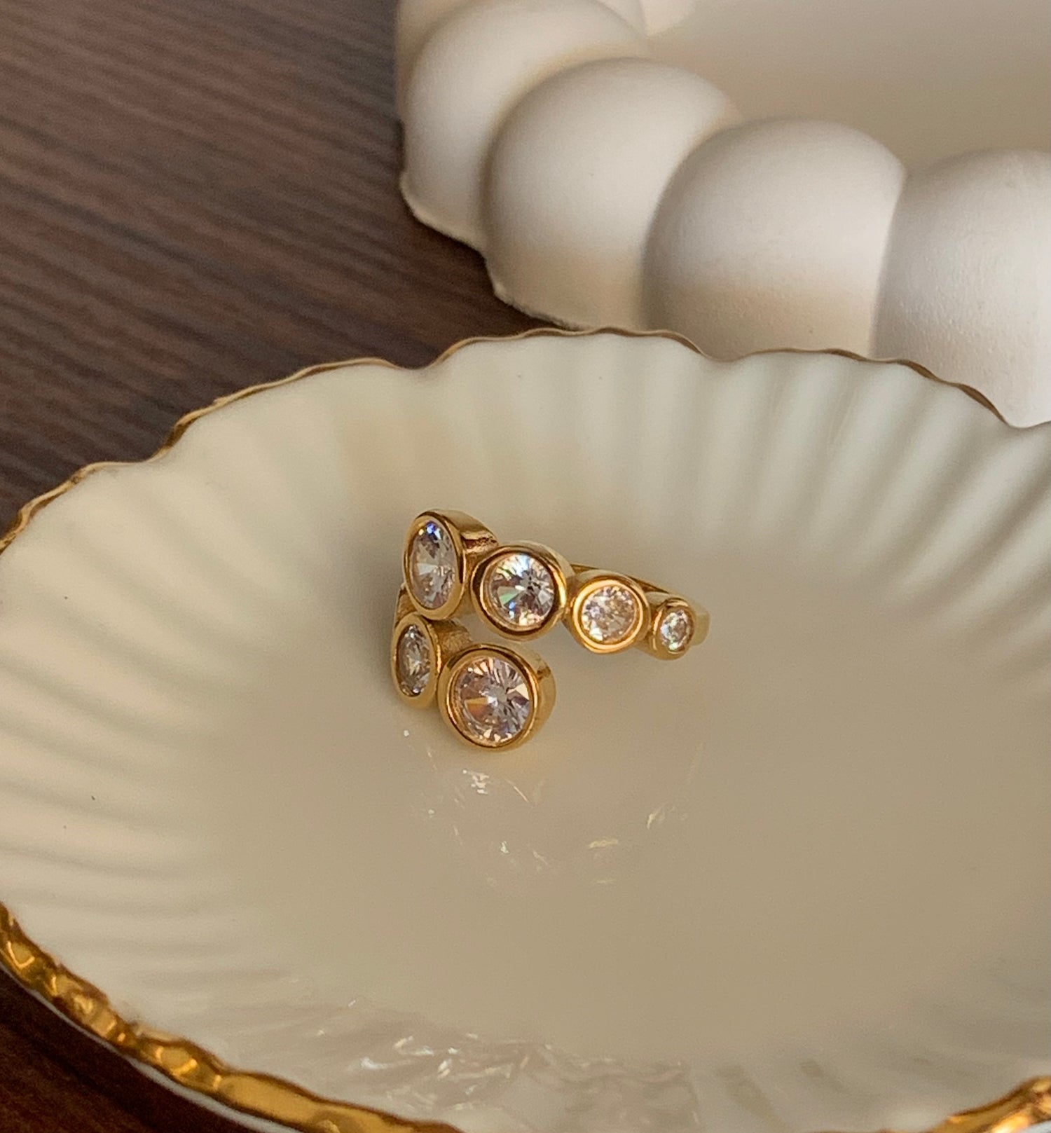 Meso Ring - Waterproof, 18k Gold Plated