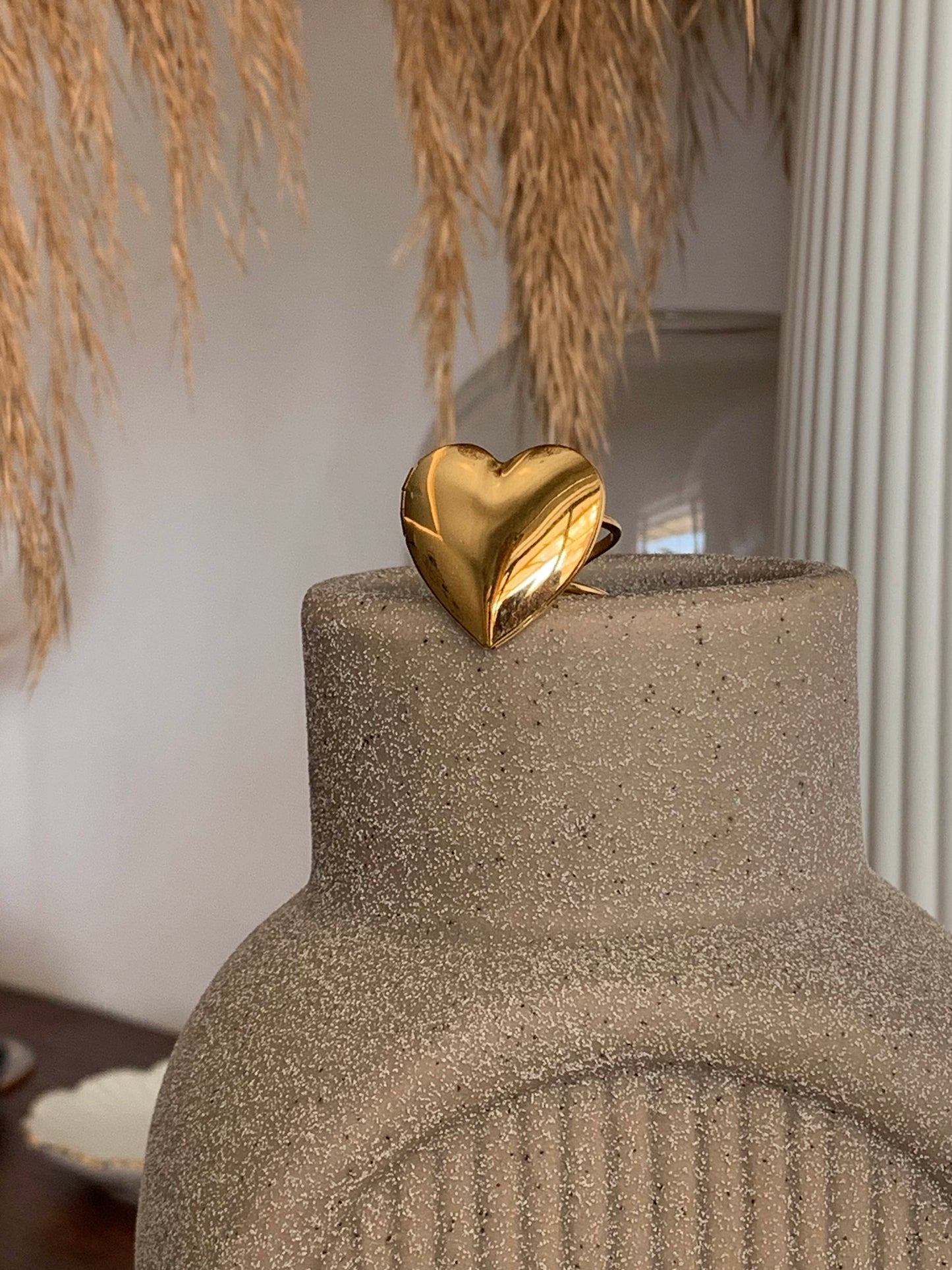 Heart Ring - Waterproof, 18k Gold Plated
