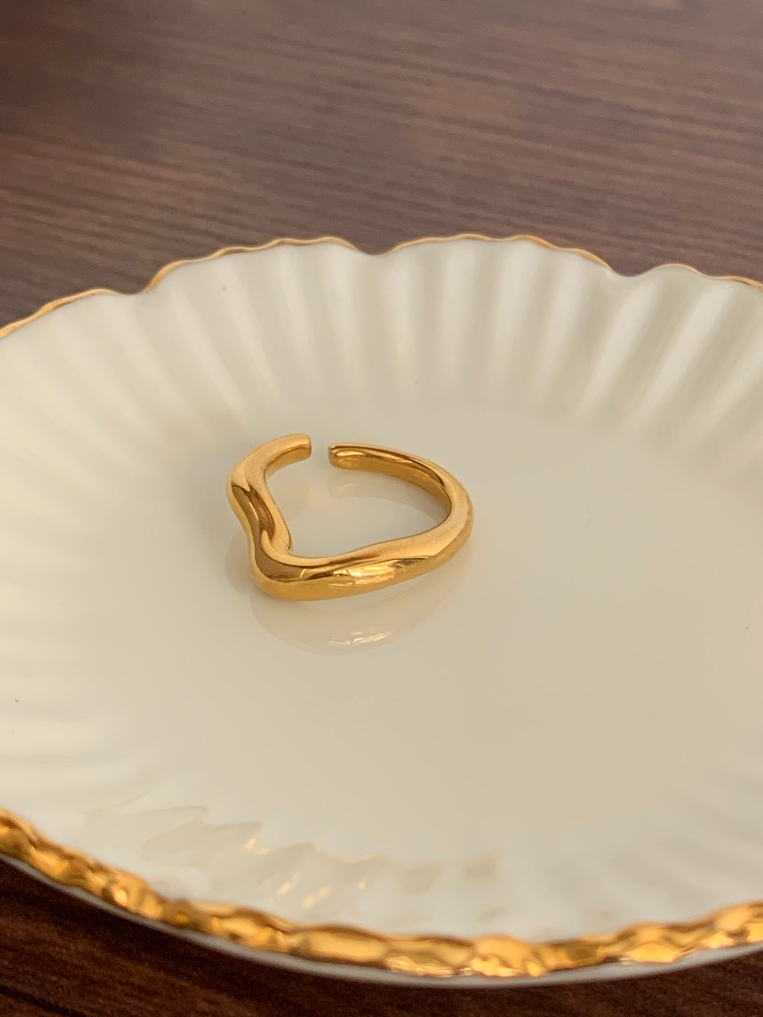 Rosy Ring - Waterproof, 18k Gold Plated