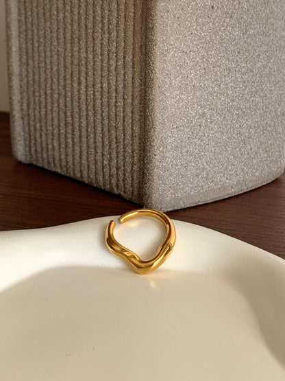 Rosy Ring - Waterproof, 18k Gold Plated