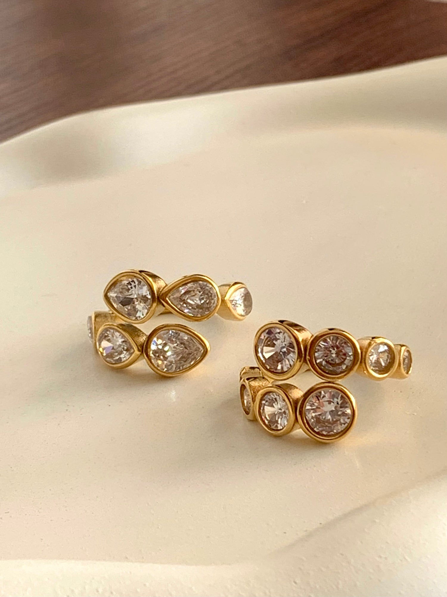 Meso Ring - Waterproof, 18k Gold Plated