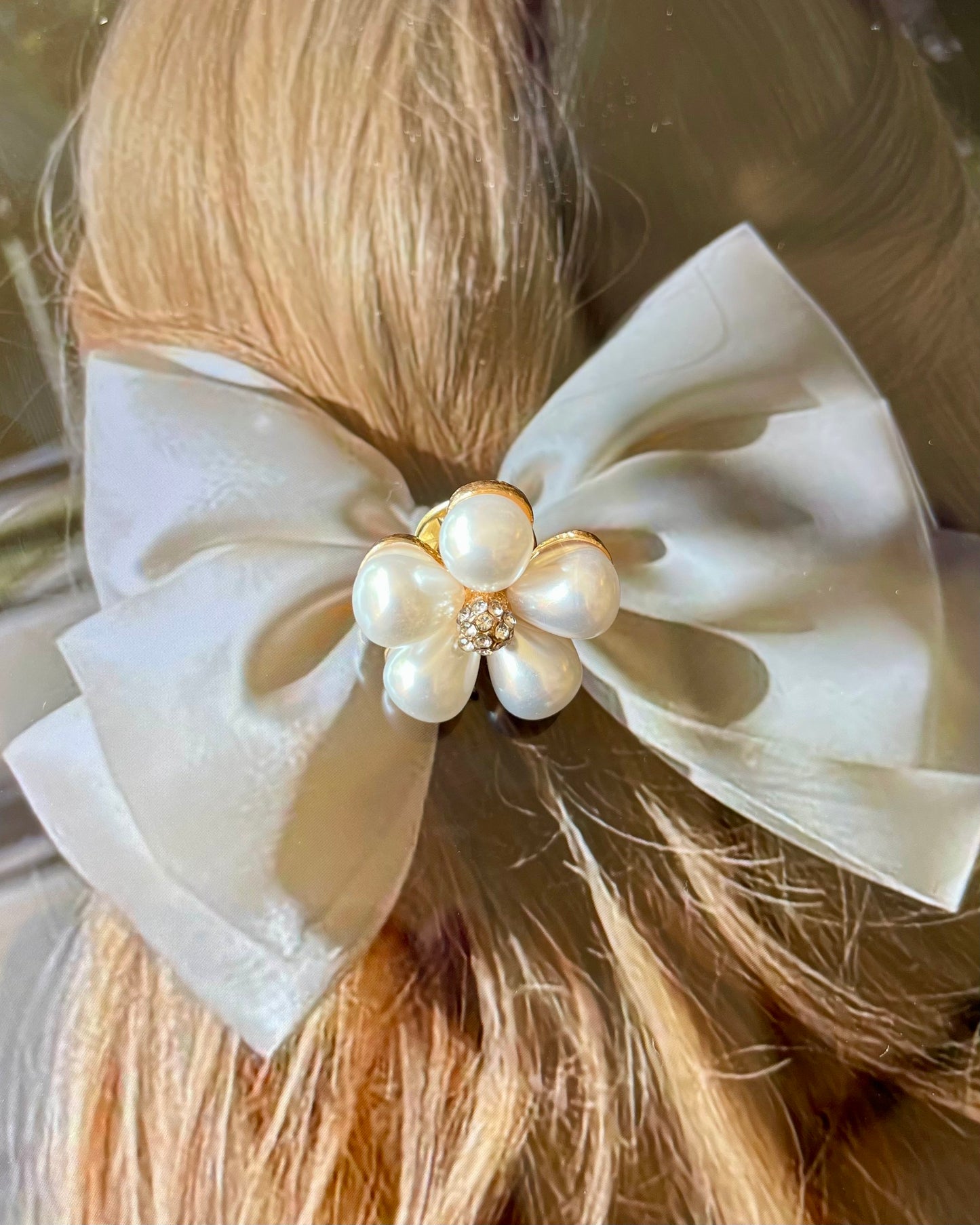 Pearly Studded Button-Cufflink/Brooch