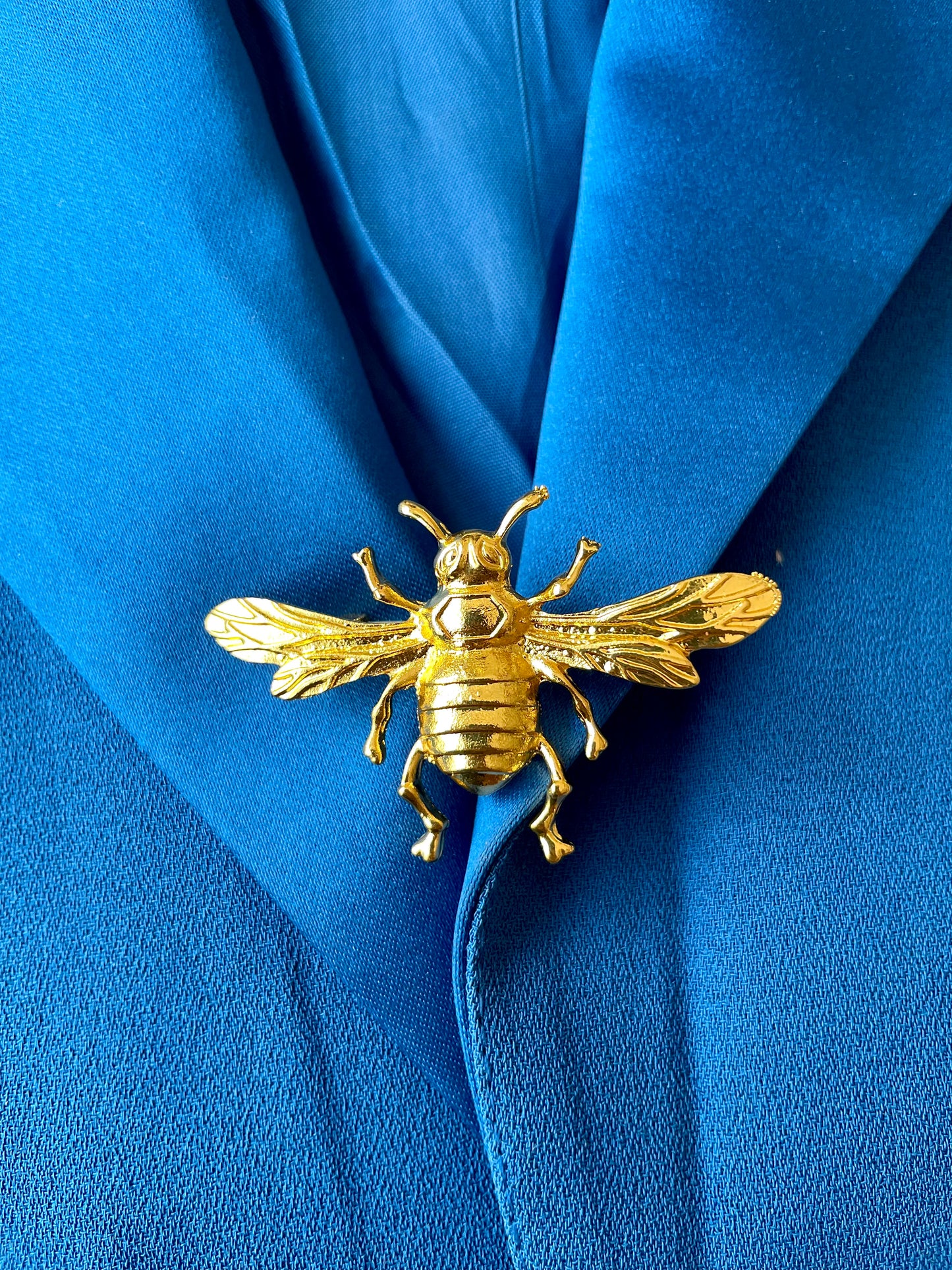 Bold Honeybee Chunky Brooch