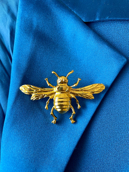 Bold Honeybee Chunky Brooch
