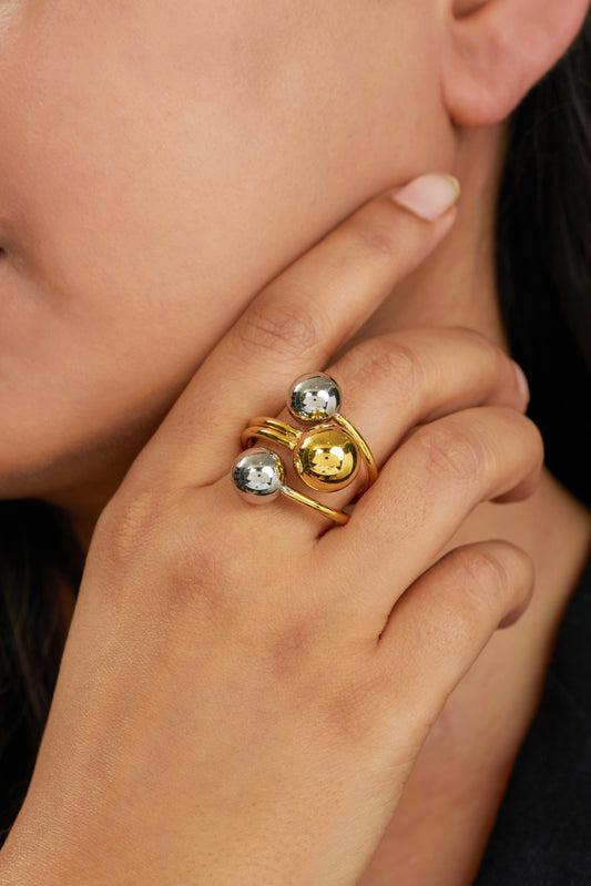 Mina Ring - Waterproof, 18k Gold Plated