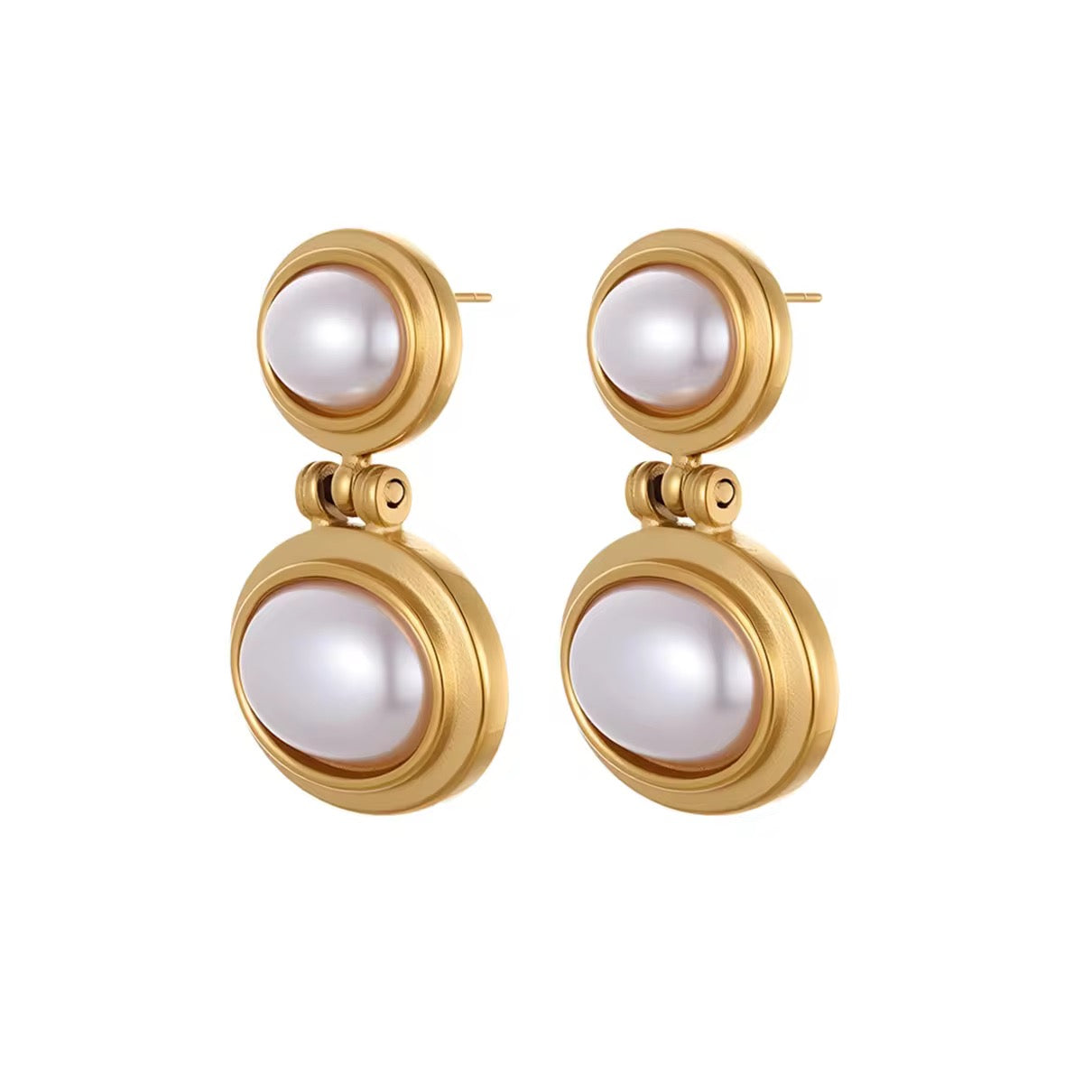 Halo Earrings - Waterproof, 18k Gold Plated