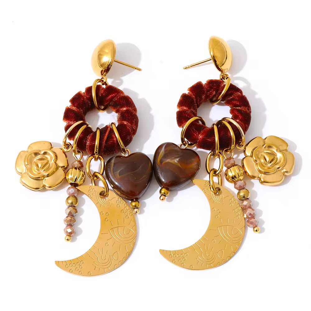 Farsi Earrings  - Waterproof, 18k Gold Plated