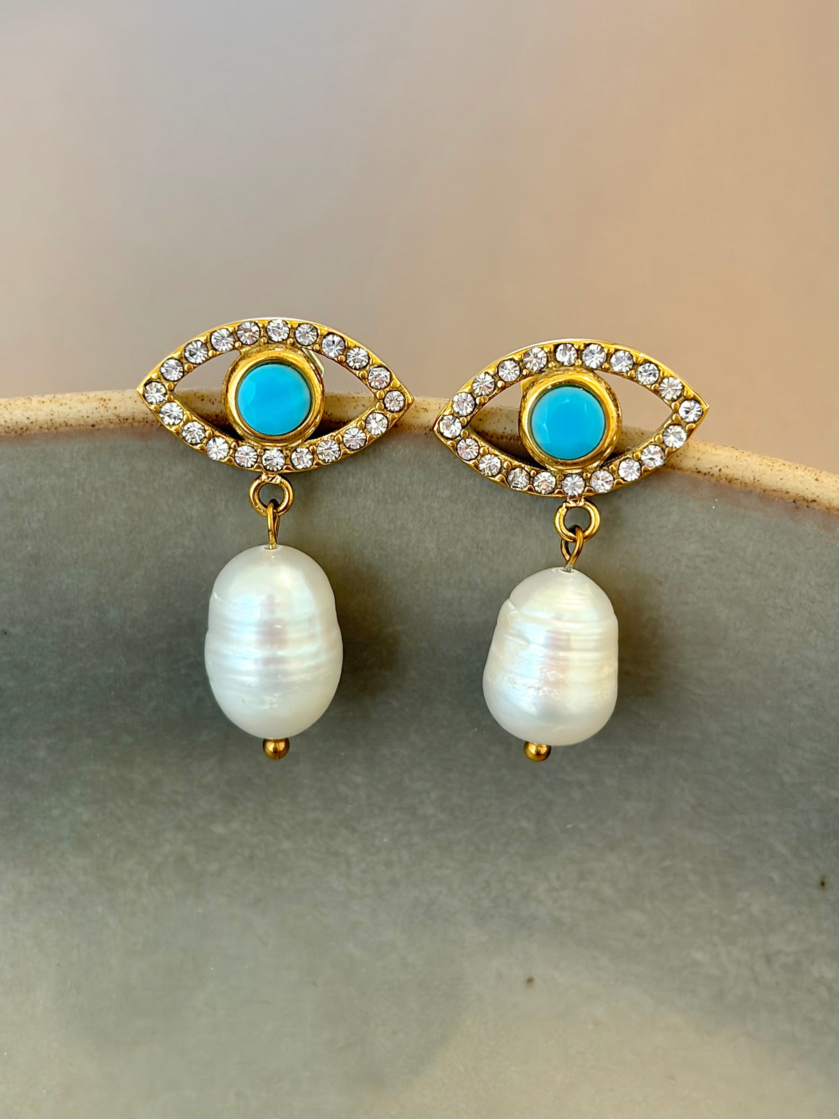Nitya Earrings - Waterproof, 18k Gold Plated
