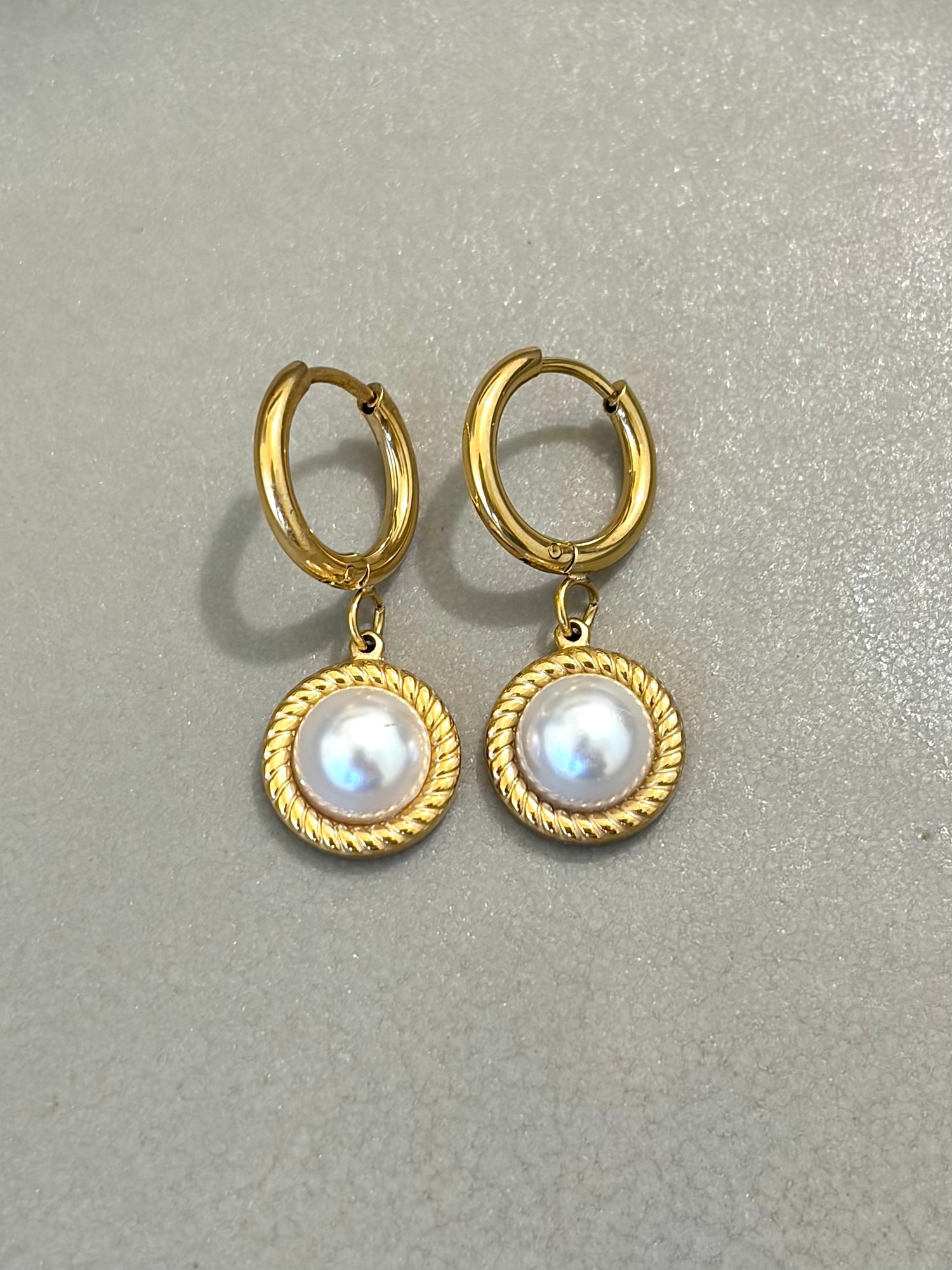 Gia Hoops - Waterproof, 18k Gold Plated