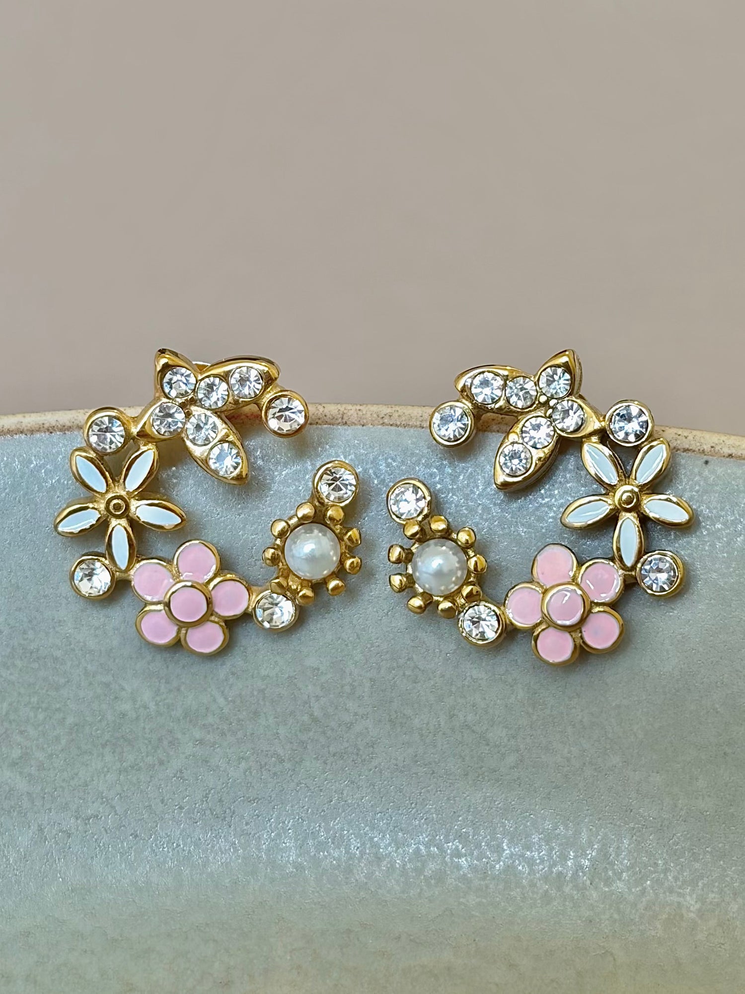 Bloom Earrings - Waterproof, 18k Gold Plated