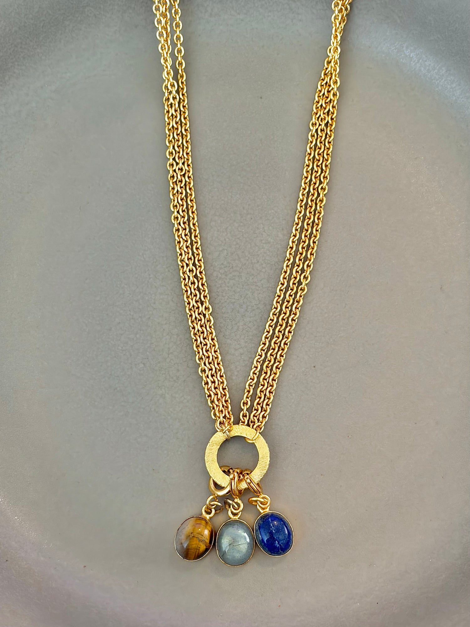 Aabha Necklace - 18k Gold Plated, Anti Tarnish