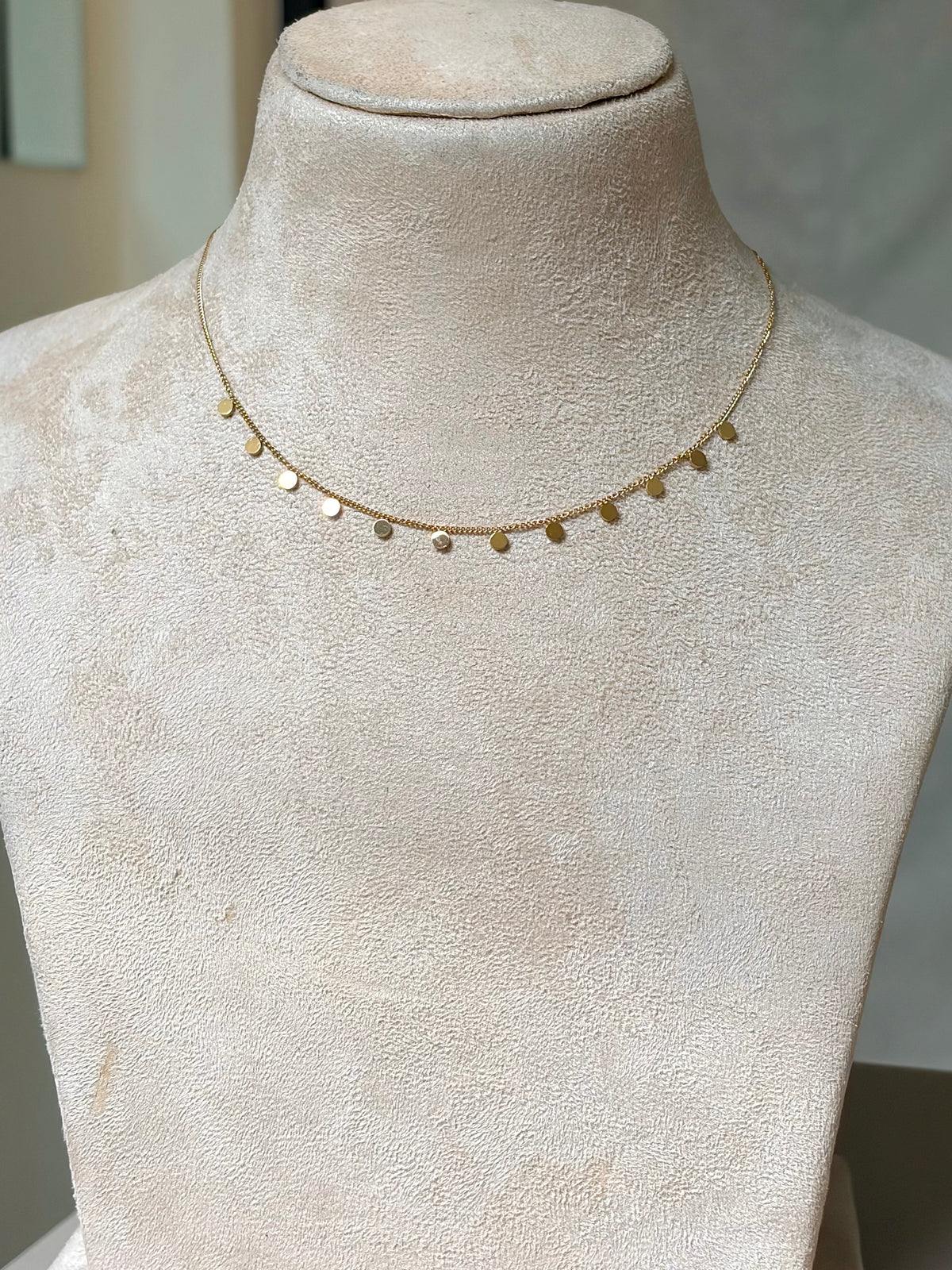 Coin Necklace - Waterproof, 18k Gold Plated