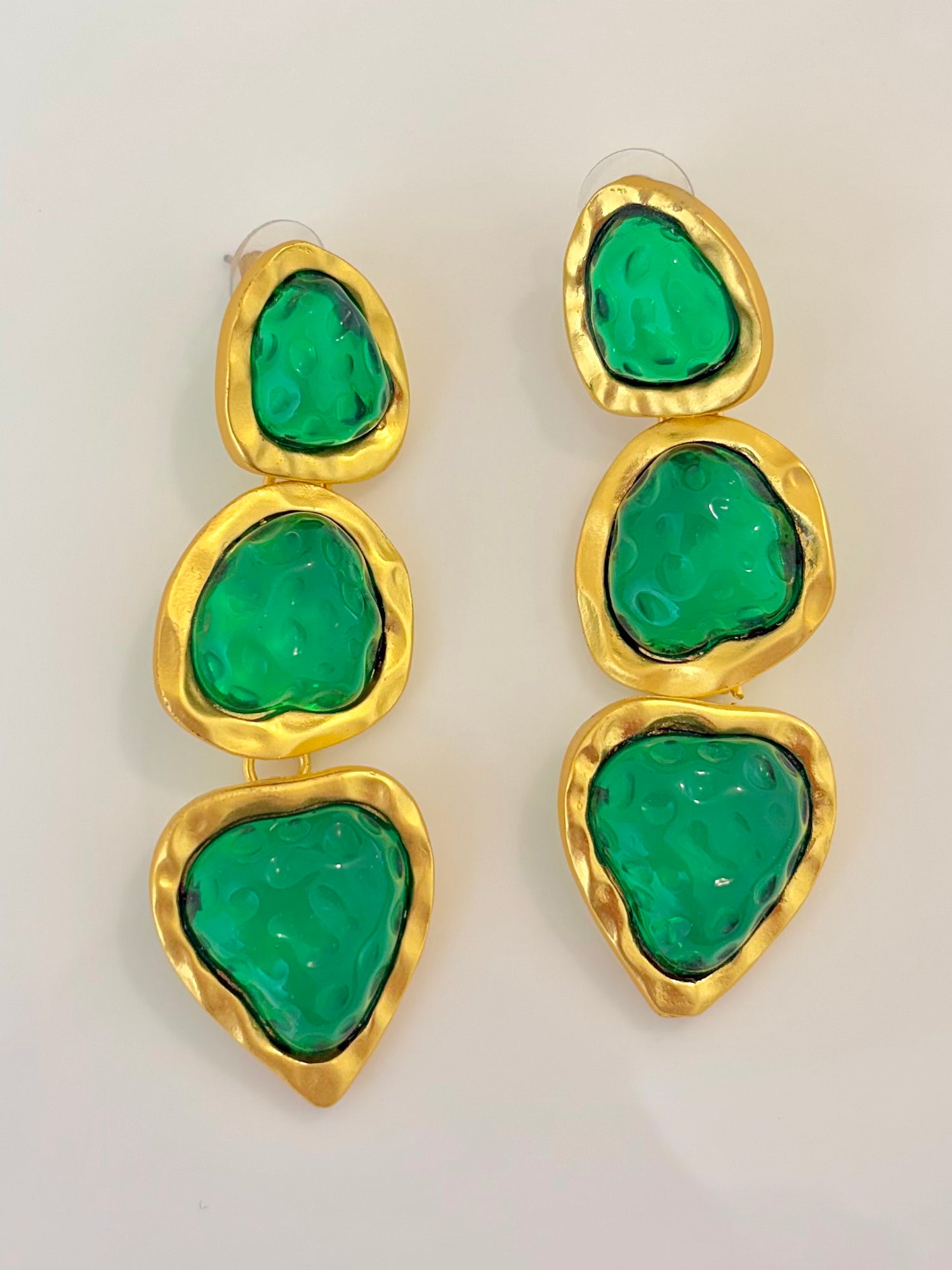 Daisy Long Earrings - Anti Tarnish