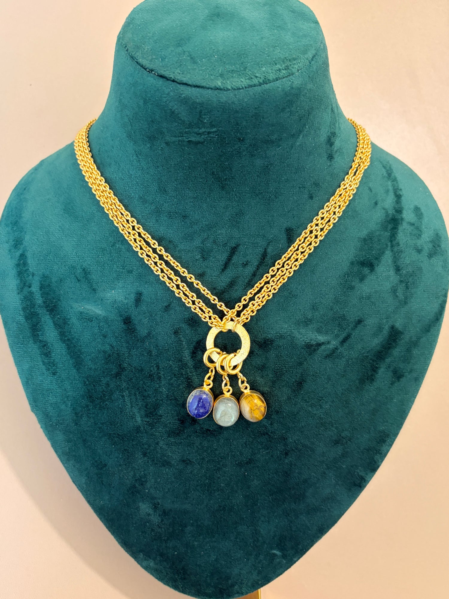 Aabha Necklace - 18k Gold Plated, Anti Tarnish
