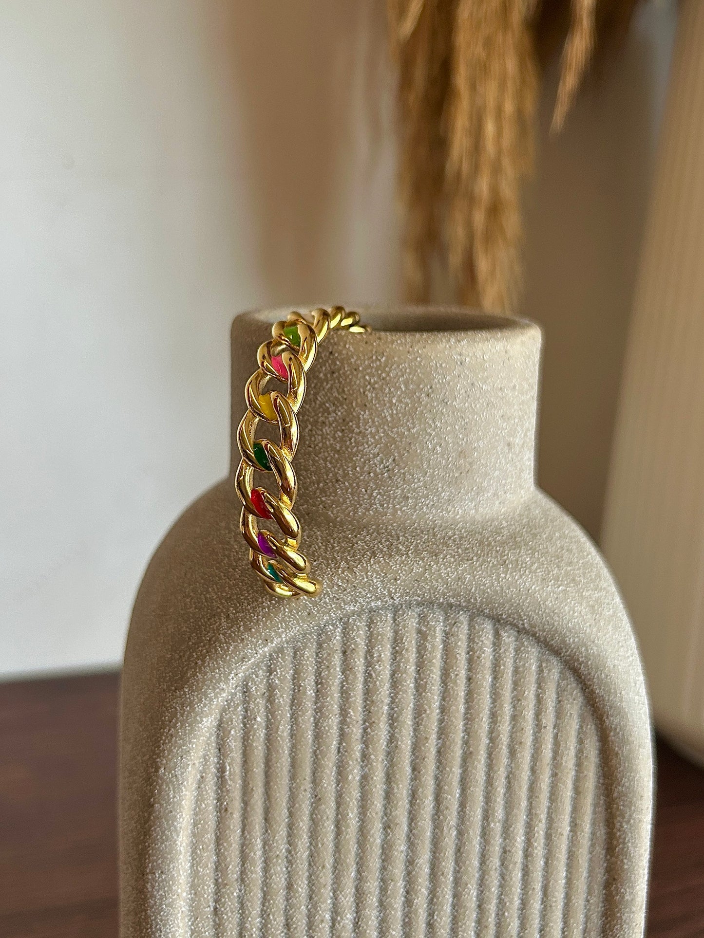 Risha Bracelet - Waterproof, 18k Gold Plated