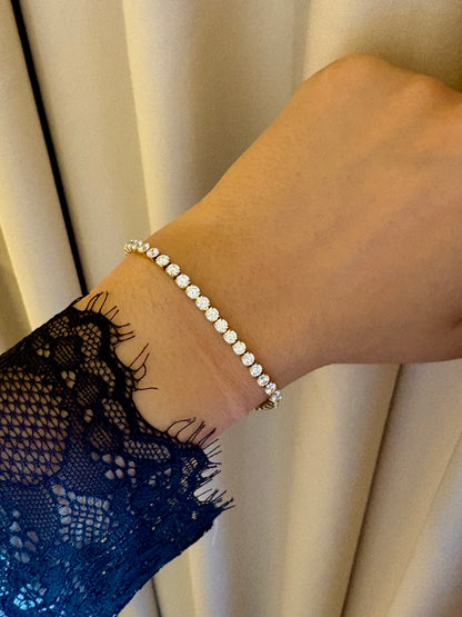 Peno diamond tennis Bracelet - Waterproof, 18k Gold Plated