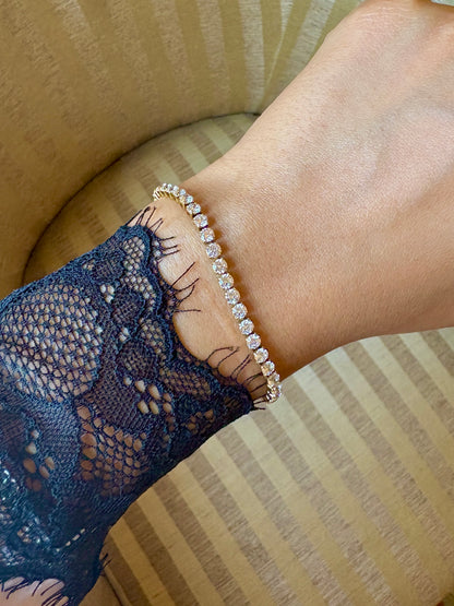 Peno diamond tennis Bracelet - Waterproof, 18k Gold Plated