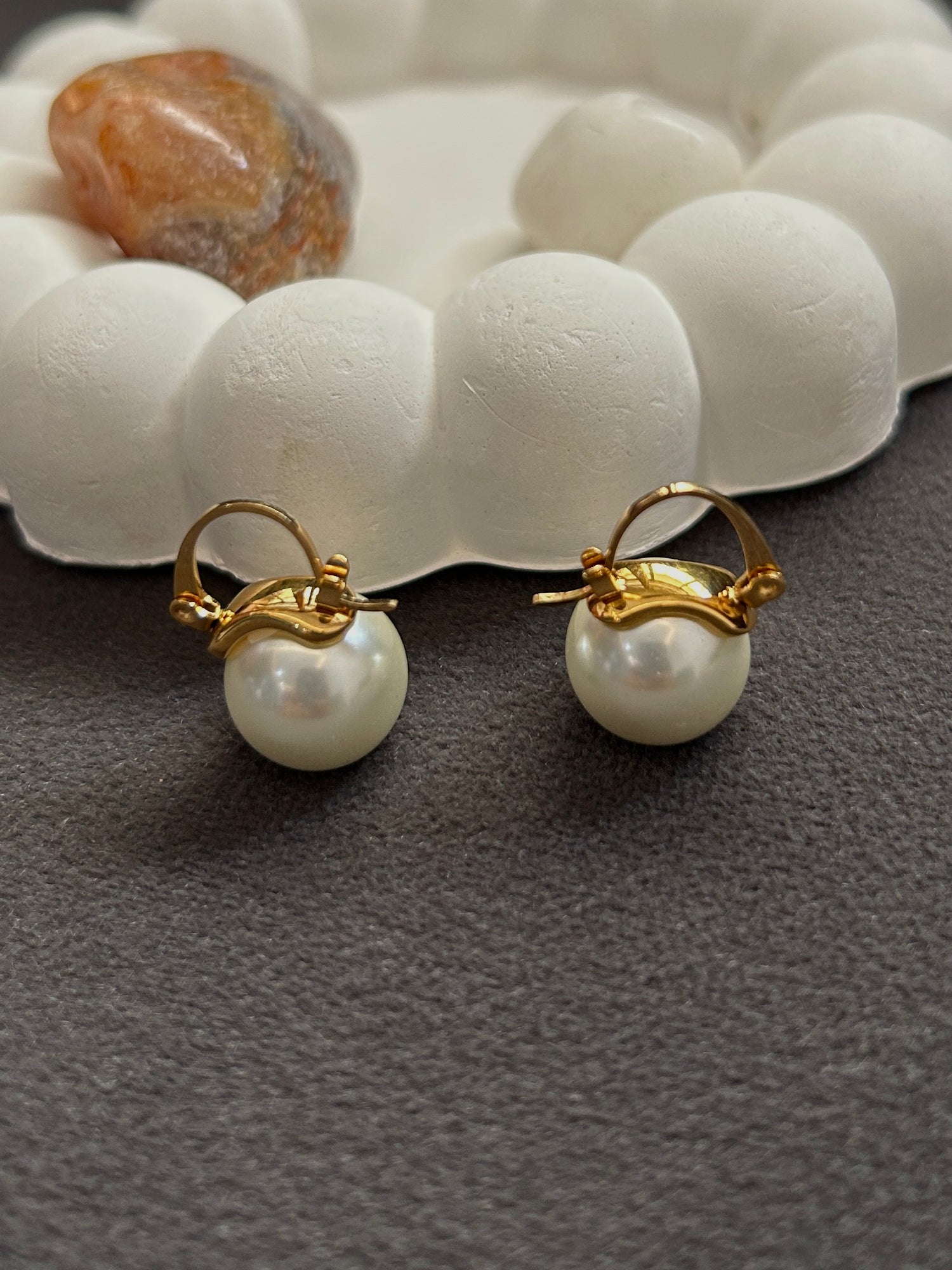 Perol Earrings - Waterproof, 18k Gold Plated