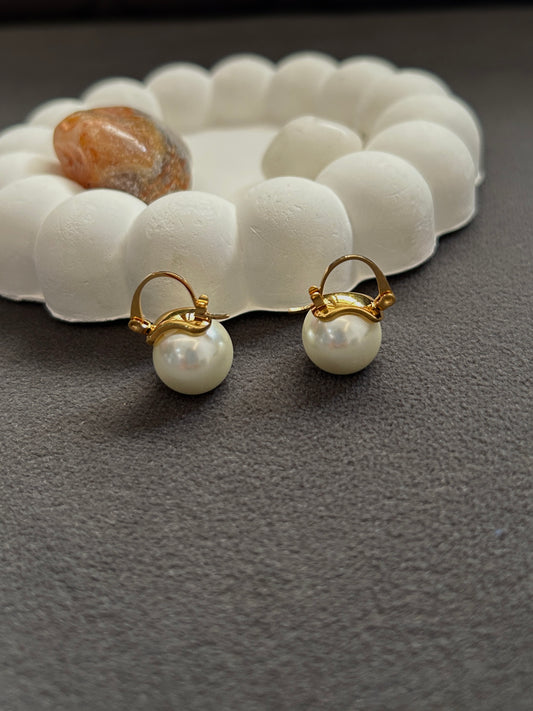 Perol Earrings - Waterproof, 18k Gold Plated