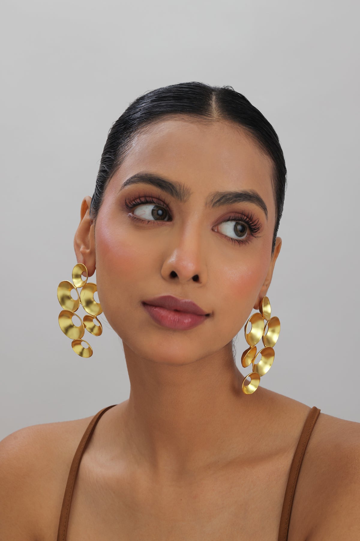 Honeycomb Statement Earrings