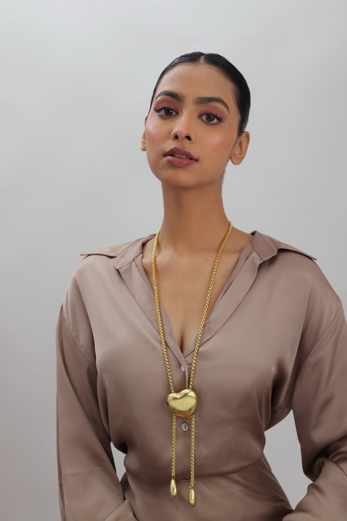 Medley Chunky Rope Chain Long Necklace