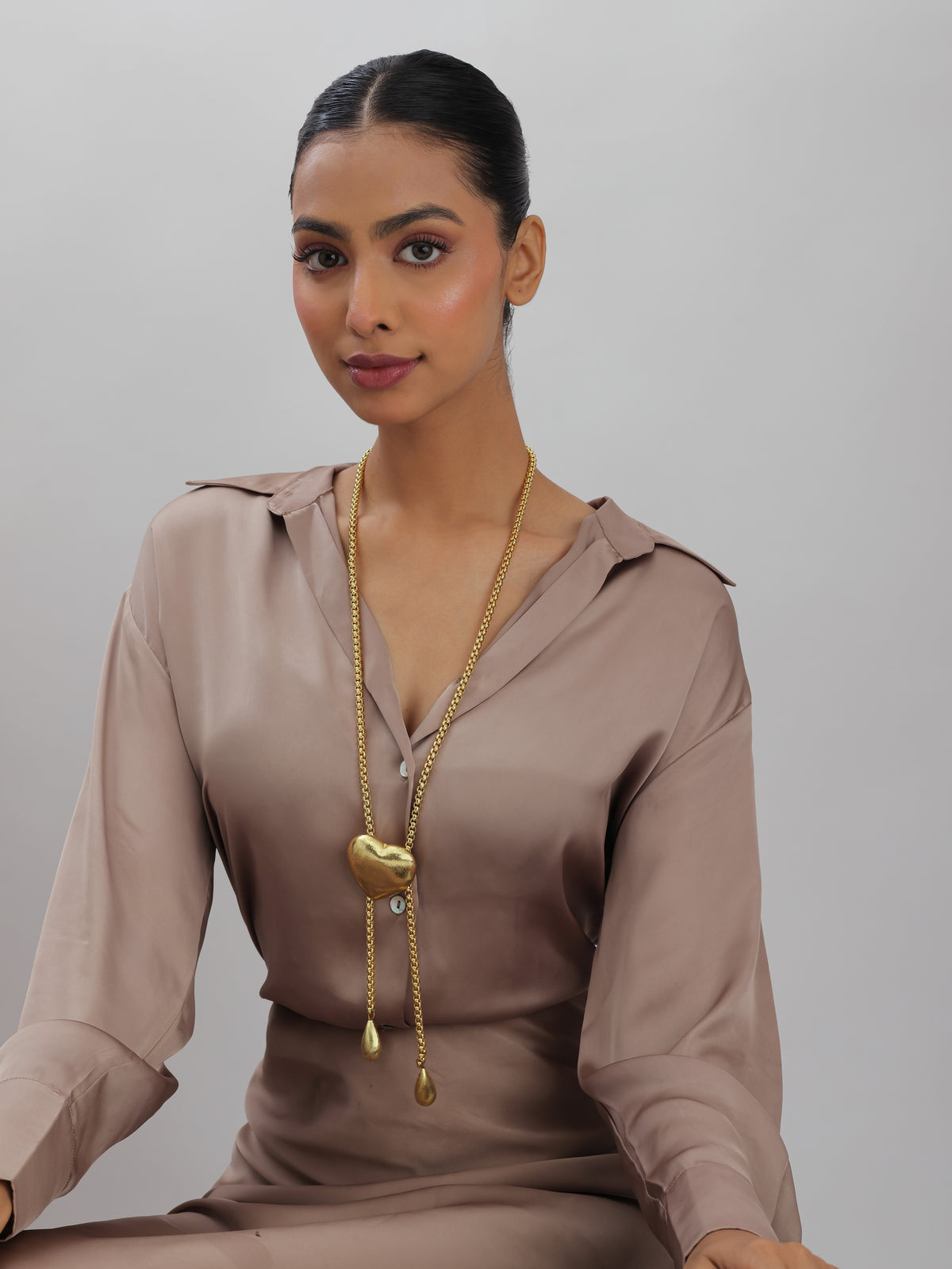Medley Chunky Rope Chain Long Necklace