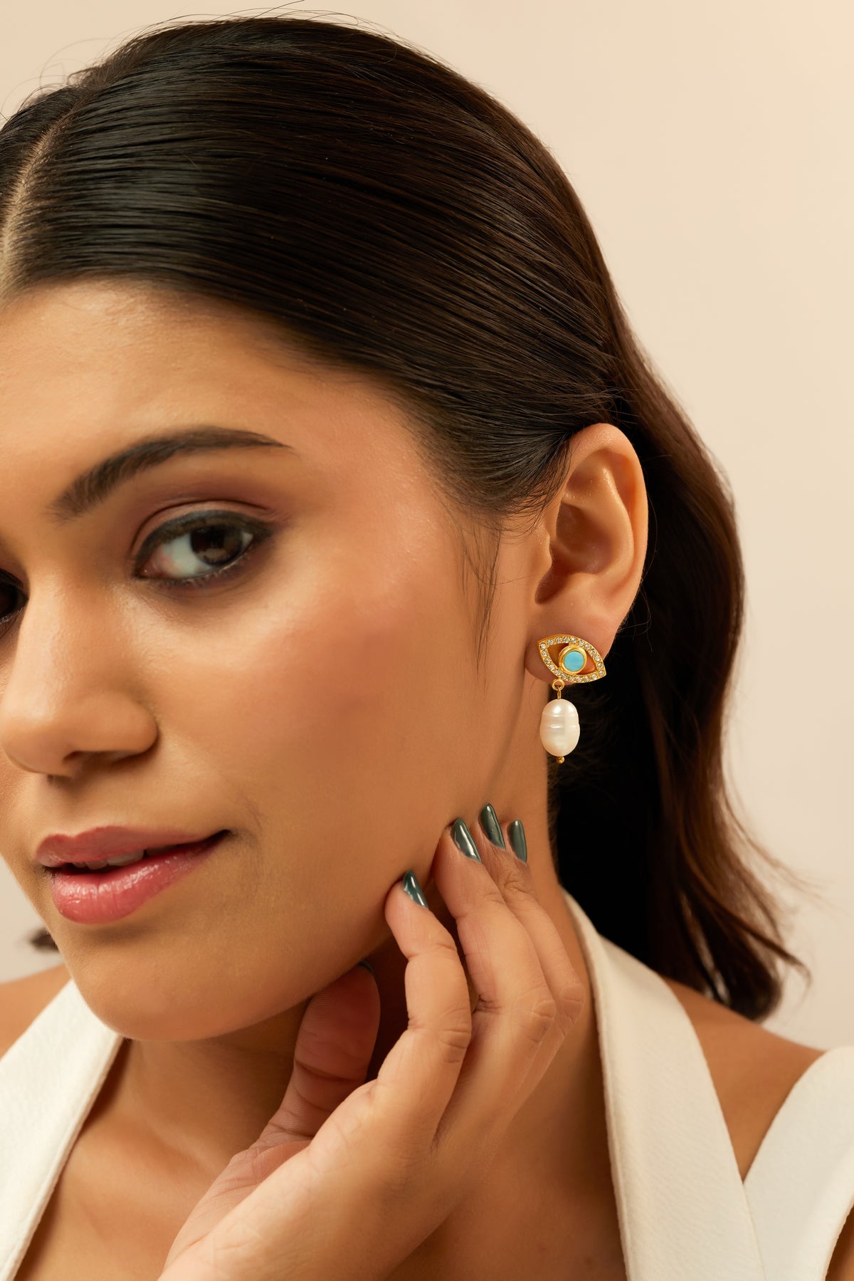 Nitya Earrings - Waterproof, 18k Gold Plated