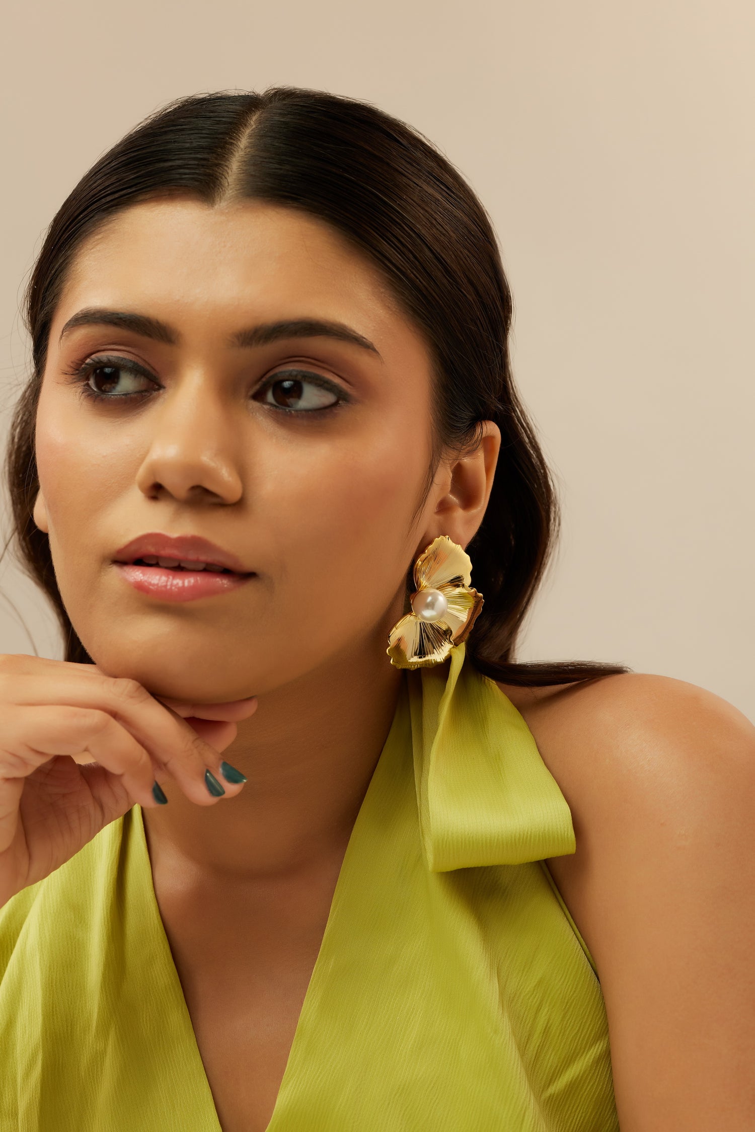 Large Petal Floral Studs