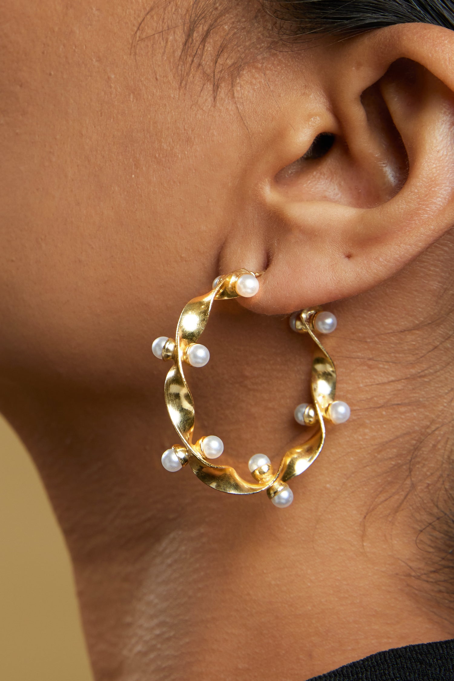 Dynasty Hoops - 18k Gold Plated, Anti Tarnish