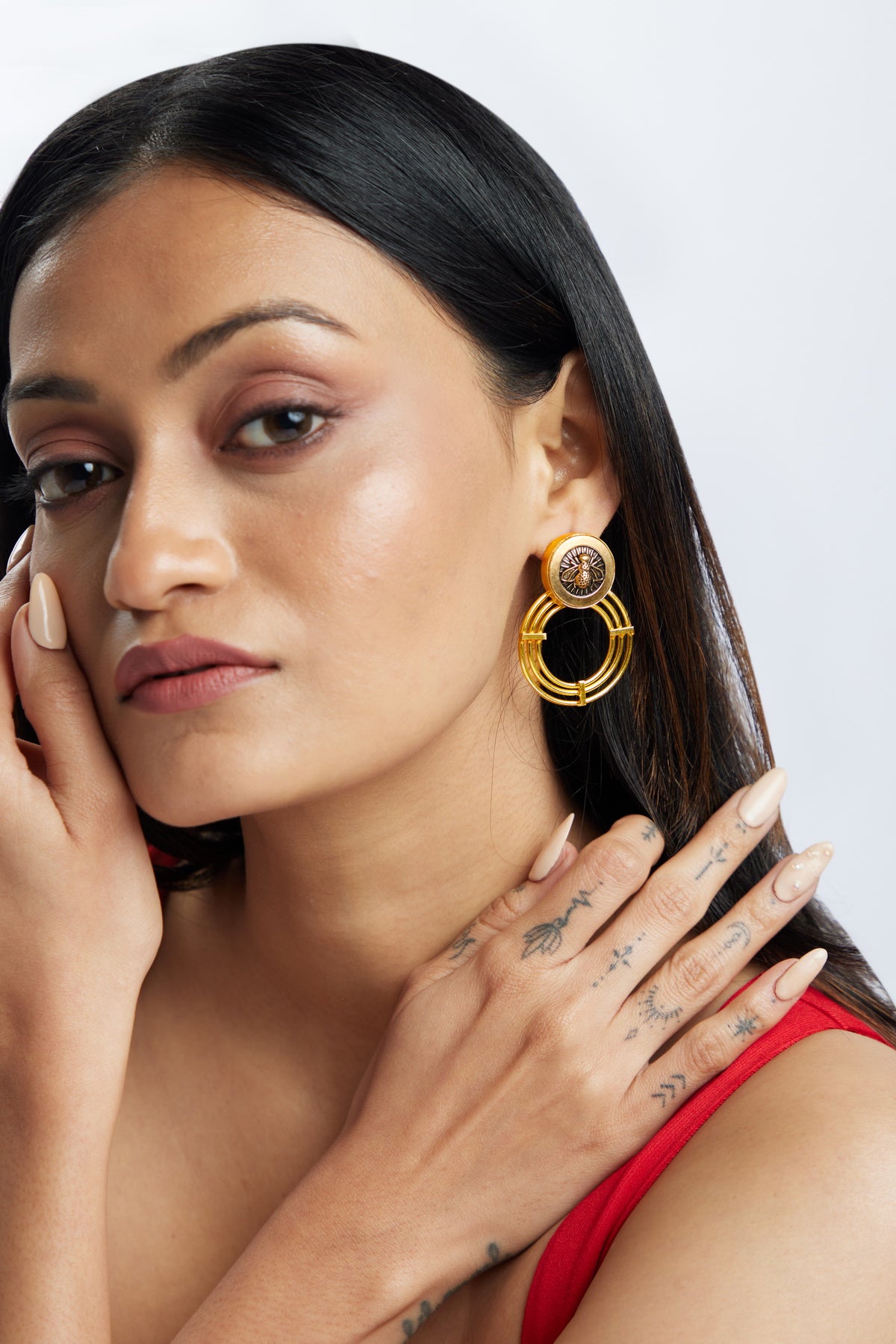 Honey Earrings - 18k Gold Plated, Anti Tarnish