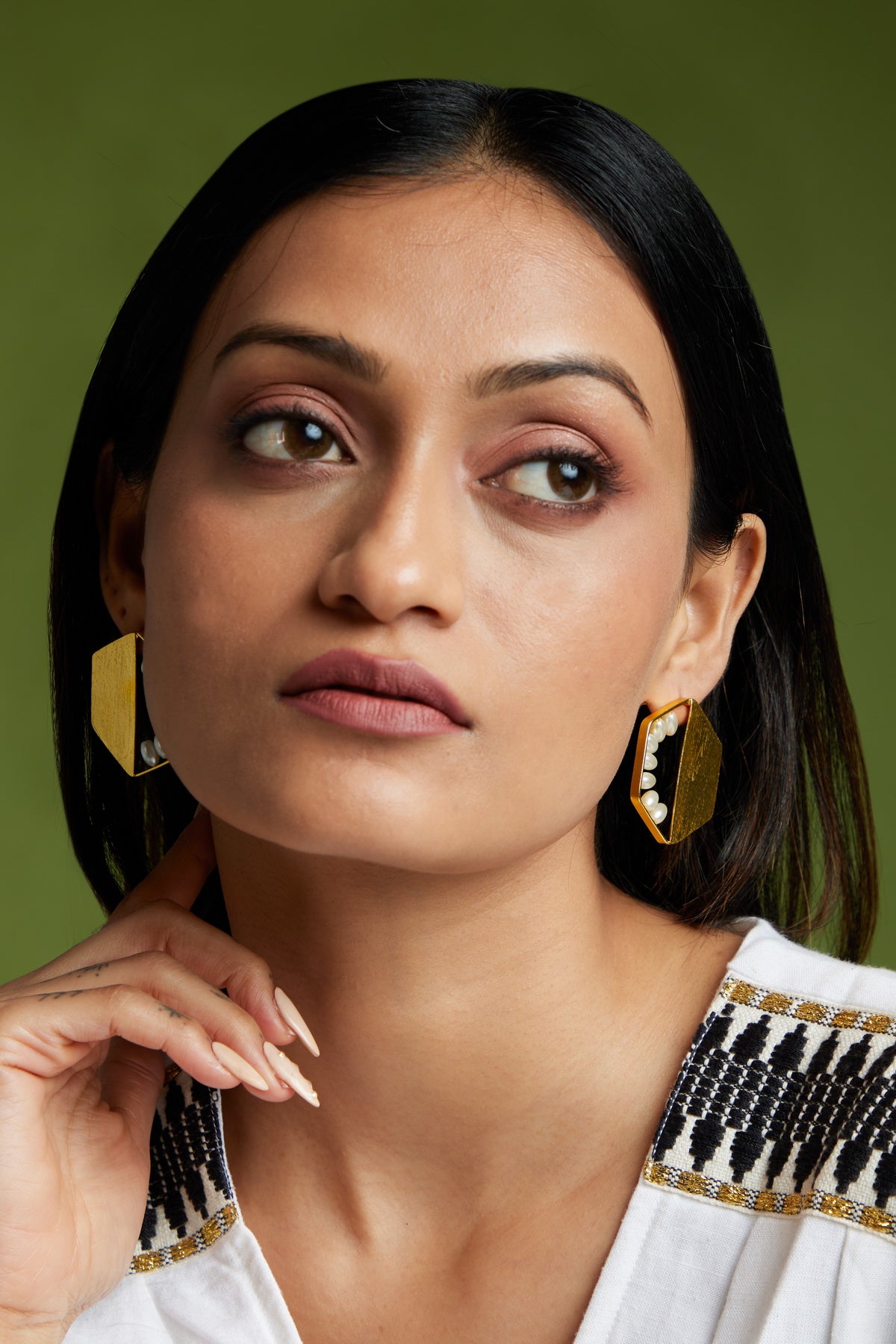 Lunar Earrings - 18k Gold Plated, Anti Tarnish