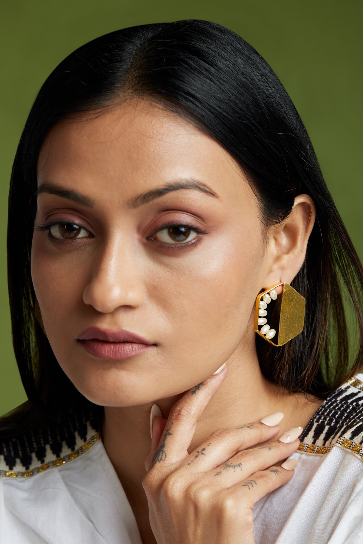 Lunar Earrings - 18k Gold Plated, Anti Tarnish