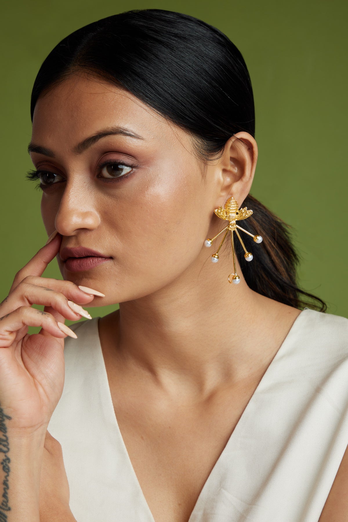 Bee Earcuffs - 18k Gold Plated, Anti Tarnish