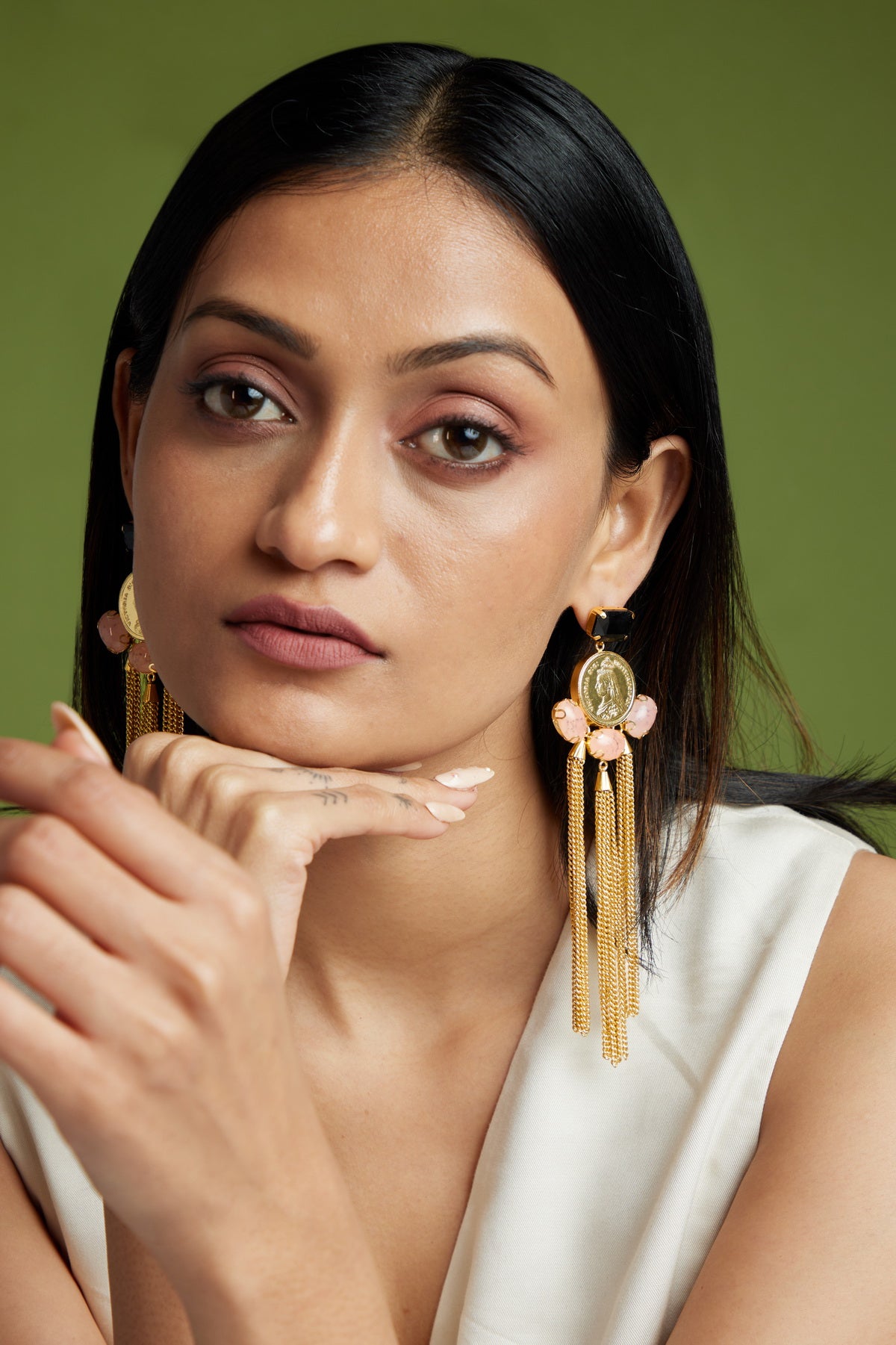 Fall Earrings - 18k Gold Plated, Anti Tarnish