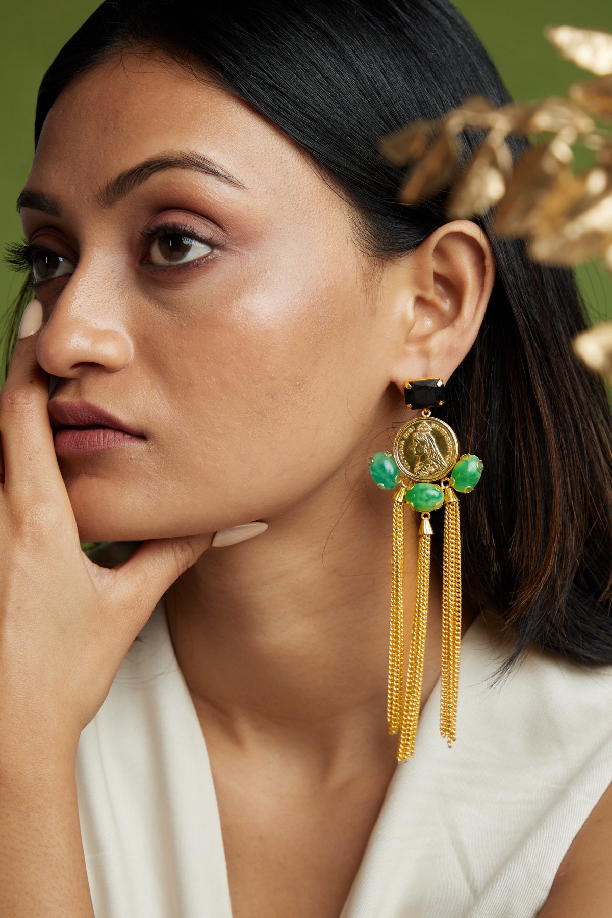 Fall Earrings - 18k Gold Plated, Anti Tarnish