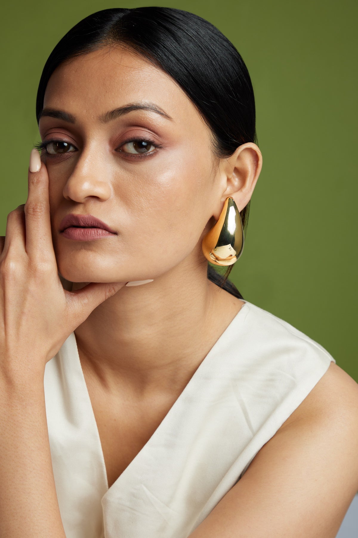 Tear Studs - 18k Gold Plated, Anti Tarnish