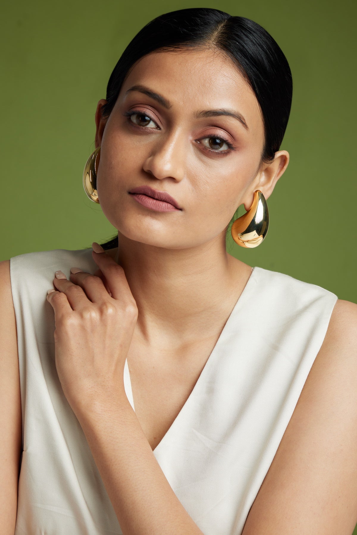 Tear Studs - 18k Gold Plated, Anti Tarnish