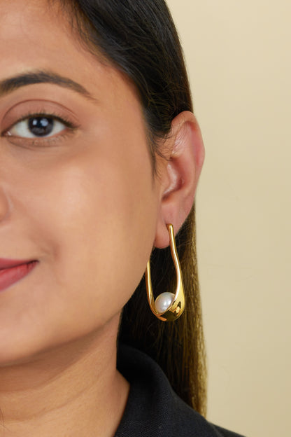 Ash Earrings - Waterproof, 18k Gold Plated